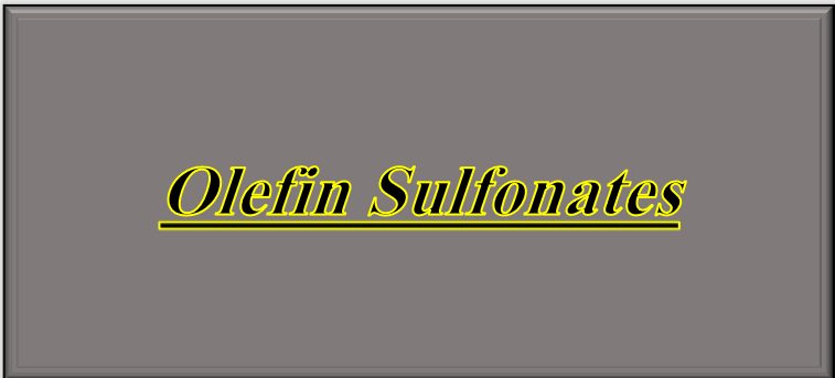 Olefin Sulfonates