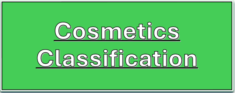 Cosmetics Classification