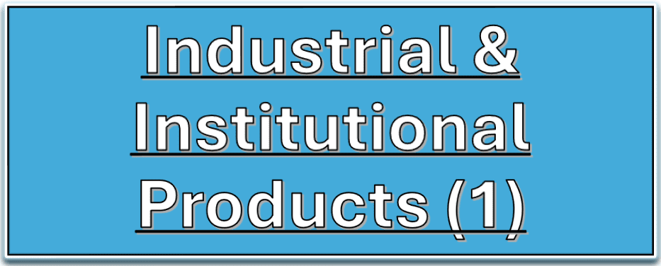 Industrial & Institutional products (1)