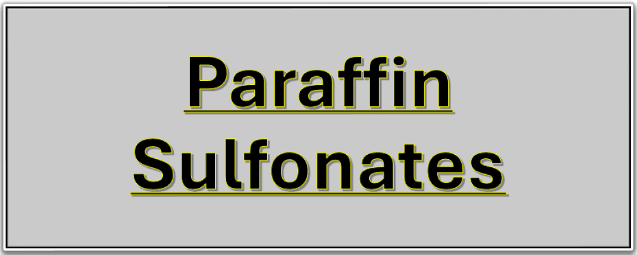 Paraffin Sulfonates