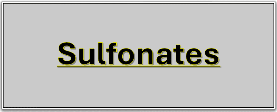 Sulfonates